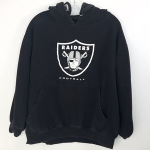 Raider’s Hoodie Black Pullover  1XL